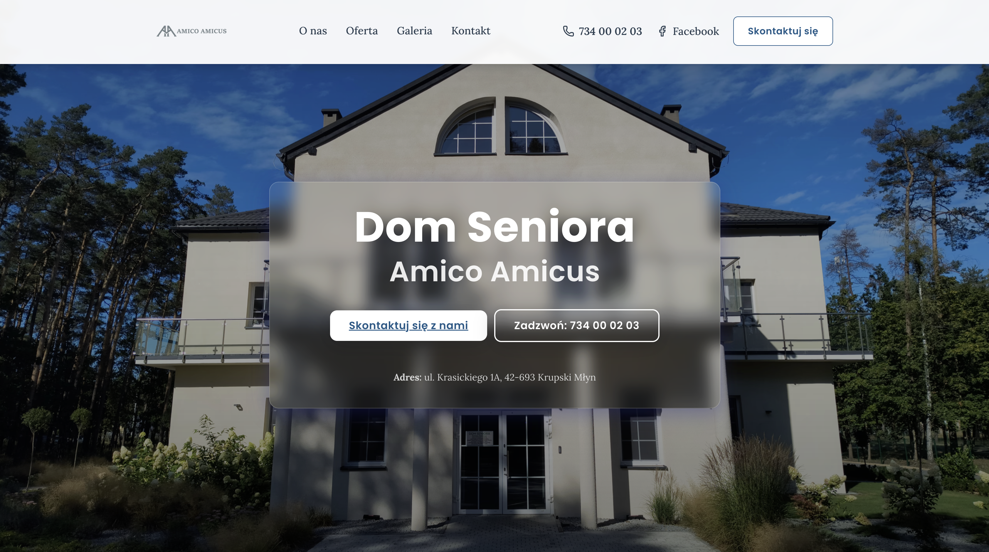Senior Home Amico Amicus - modern senior care facility