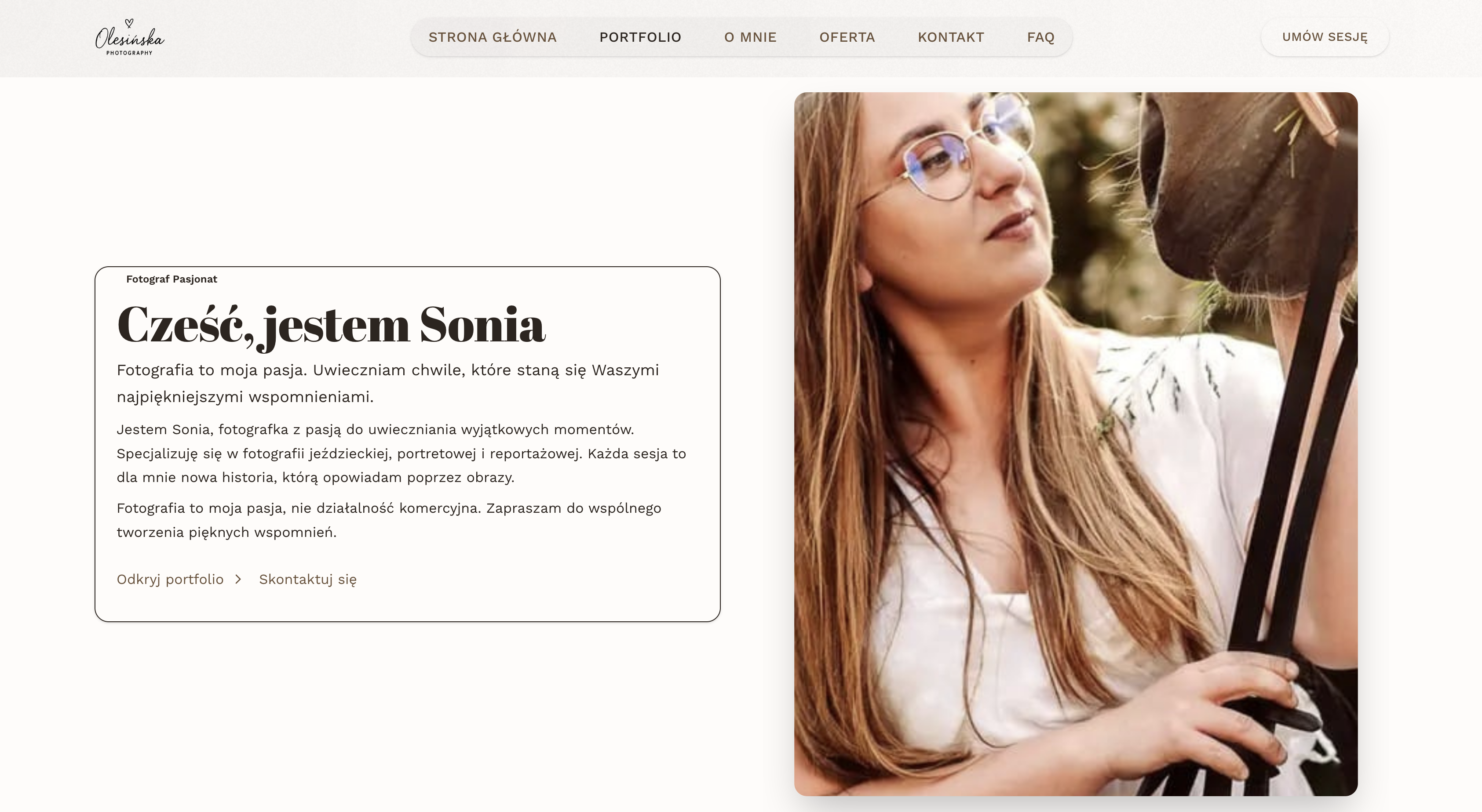 Olesińska Photography - professional photo sessions